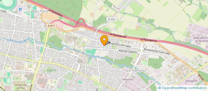 localisation de l'entreprise ALLIANCE CONNECT à PAU