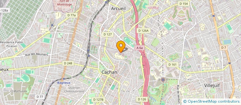 localisation de l'entreprise ALLIANCE CONSEIL & EXPERTISE  ARCUEIL