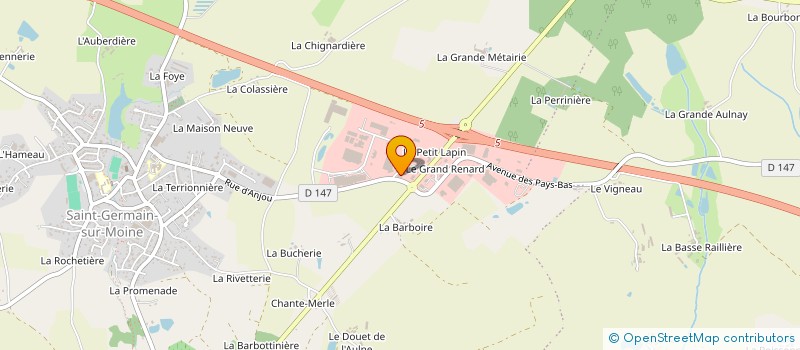 localisation de l'entreprise ALLIANCE CONSTRUCTION à SEVREMOINE