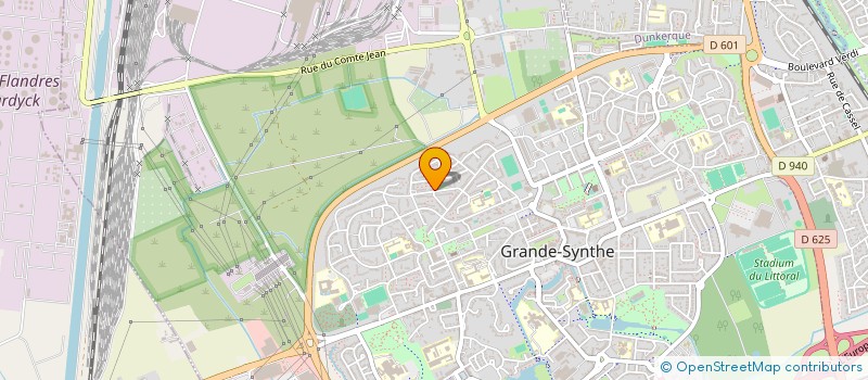 localisation de l'entreprise ALLIANCE CONSTRUCTION  GRANDE-SYNTHE