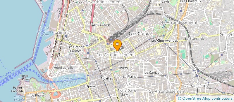 localisation de l'entreprise ALLIANCE CONVOYAGES à MARSEILLE