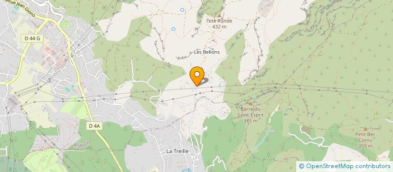 localisation de l'entreprise ALLIANCE COULEURS à ALLAUCH