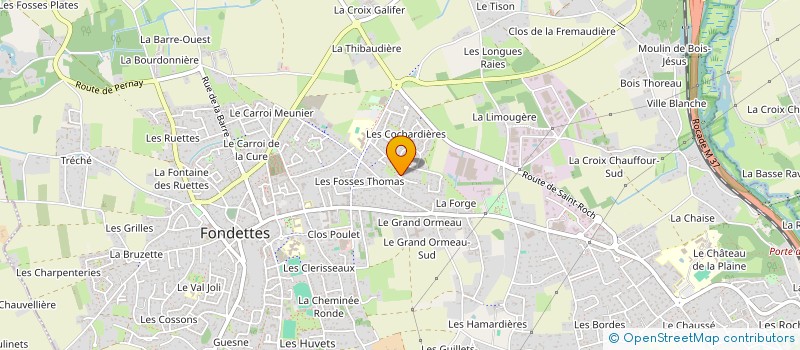 localisation de l'entreprise ALLIANCE CP à FONDETTES