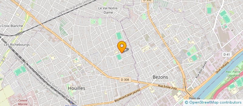 localisation de l'entreprise ALLIANCE CULTURE à HOUILLES