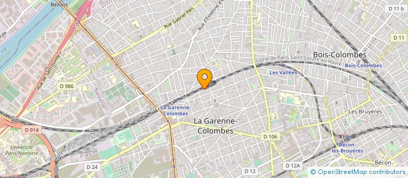 localisation de l'entreprise ALLIANCE DE FORCES POLITIQUES DE FRANCE à LA GARENNE COLOMBES