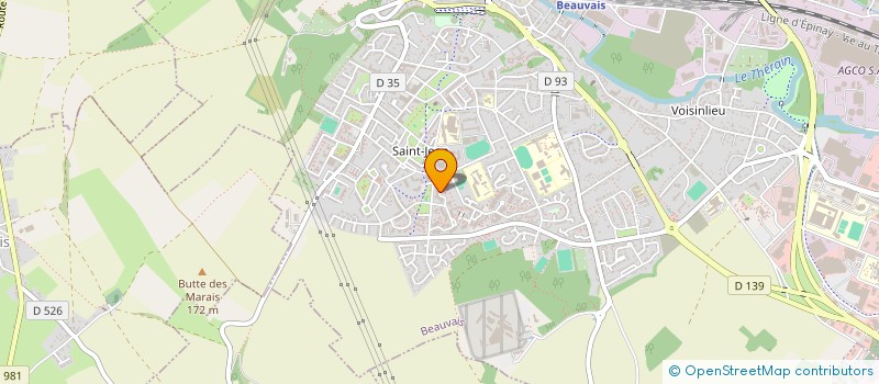 localisation de l'entreprise ALLIANCE DE VIE  BEAUVAIS