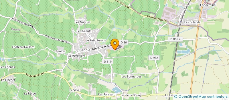 localisation de l'entreprise ALLIANCE DE VIGNERONS BOURGOGNE BEAUJOLAIS à LANCIE