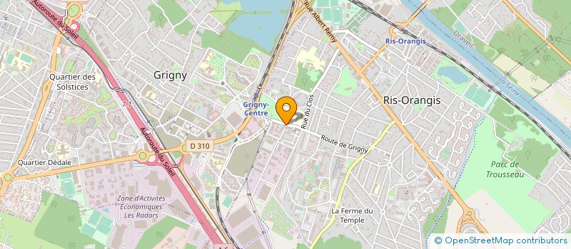 localisation de l'entreprise ALLIANCE DECO  RIS-ORANGIS