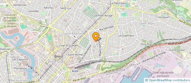 localisation de l'entreprise ALLIANCE DEMOCRATIQUE ET SOLIDAIRE à BREST
