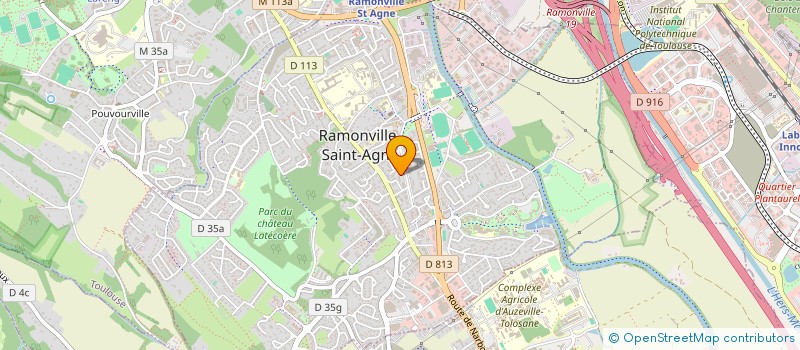 localisation de l'entreprise ALLIANCE DENTAIRE  RAMONVILLE-SAINT-AGNE