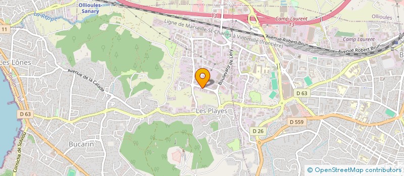 localisation de l'entreprise ALLIANCE DES BATISSEURS VAROIS à SIX-FOURS-LES-PLAGES