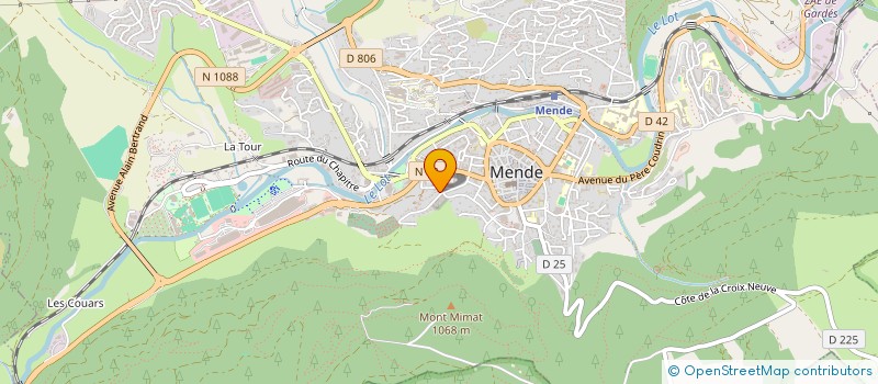 localisation de l'entreprise ALLIANCE DES COEURS DE MENDE à MENDE