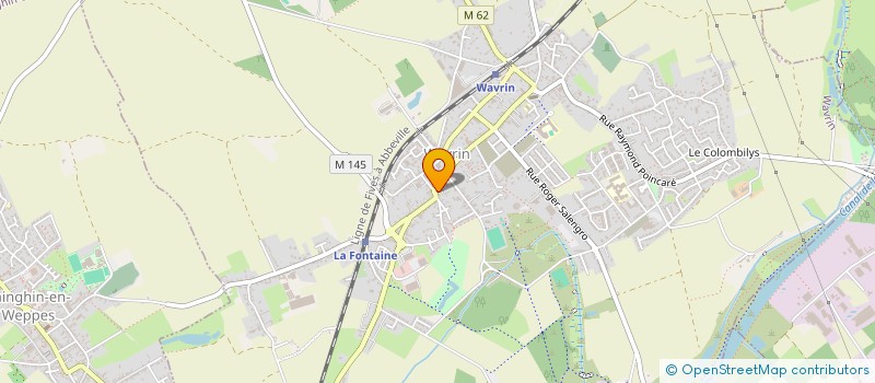 localisation de l'entreprise ALLIANCE DES COMMERCANTS ET ARTISANS DE WAVRIN  WAVRIN