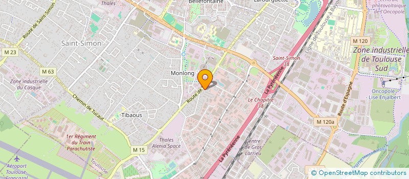 localisation de l'entreprise ALLIANCE DES CULTURES ET DE LOISIRS à TOULOUSE