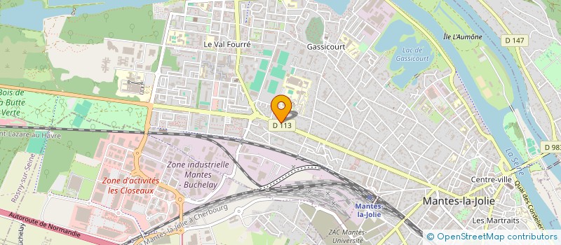 localisation de l'entreprise ALLIANCE DES DROITS ET DES DEVOIRS  MANTES-LA-JOLIE