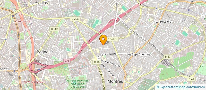 localisation de l'entreprise ALLIANCE DES FEMMES ET DES JEUNES POUR LE DEVELOPPEMENT DE KIRANE EN FRANCE à MONTREUIL