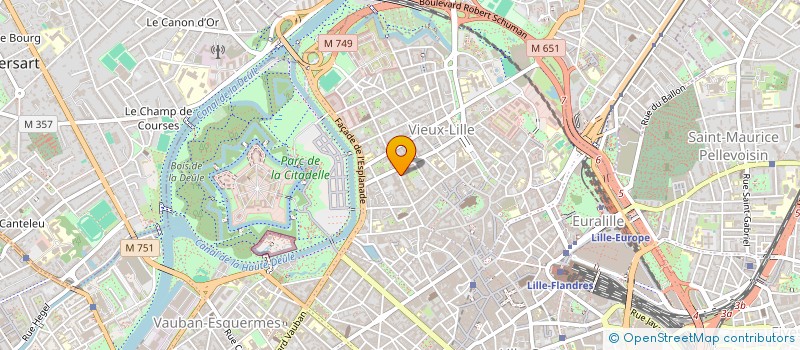 localisation de l'entreprise ALLIANCE DES JEUNES ETUDIANTS CHERCHEURS ET MIGRNANTS DE L UNIVERSITE CATHOLIQUE DE LILLE  LILLE