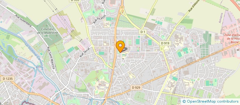 localisation de l'entreprise ALLIANCE DES JEUNES LEADERS POUR LE PROGRES SOCIAL, ECONOMIQUE ET POLITIQUE  AMIENS