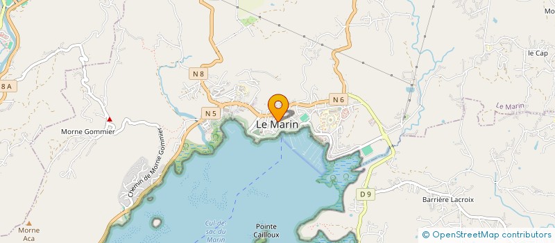 localisation de l'entreprise ALLIANCE DES ORGANISATEURS DE MARIAGES AUX ANTILLES - ALLOMA à LE MARIN