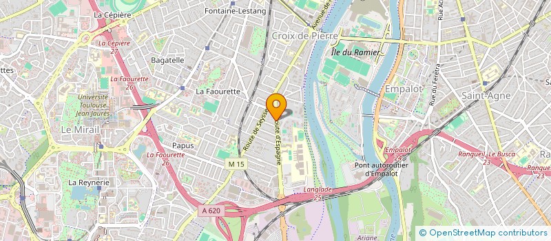 localisation de l'entreprise ALLIANCE DES PARTENAIRES DE LA COMMUNICATION ET DE LA FORMATION à TOULOUSE