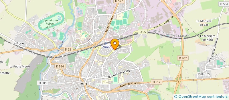 localisation de l'entreprise ALLIANCE DES VIANDES DE FRANCE  VIRE NORMANDIE