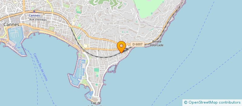 localisation de l'entreprise ALLIANCE DESIGN à CANNES