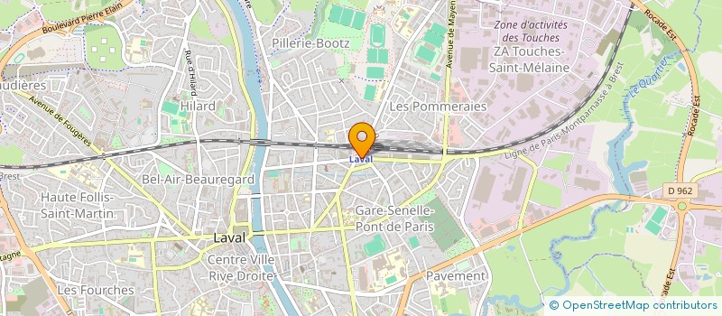 localisation de l'entreprise ALLIANCE-DIAG à LAVAL