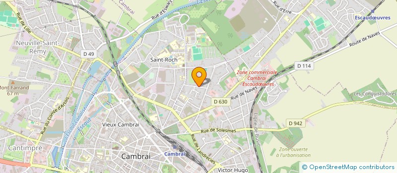 localisation de l'entreprise ALLIANCE DIAG à CAMBRAI