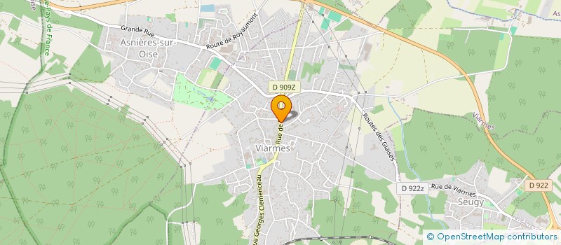 localisation de l'entreprise ALLIANCE DIAGNOSTICS IMMOBILIERS  CHAUMONTEL