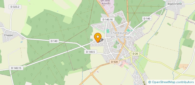 localisation de l'entreprise ALLIANCE DREUX GYMNASTIQUE à DREUX