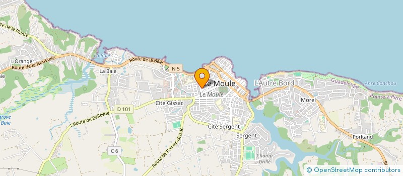 localisation de l'entreprise ALLIANCE DU PEUPLE DE DIEU VERS ISRAEL à LE MOULE
