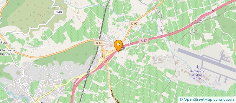 localisation de l'entreprise ALLIANCE DU SUD à CUERS