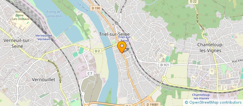 localisation de l'entreprise ALLIANCE ECO à TRIEL-SUR-SEINE