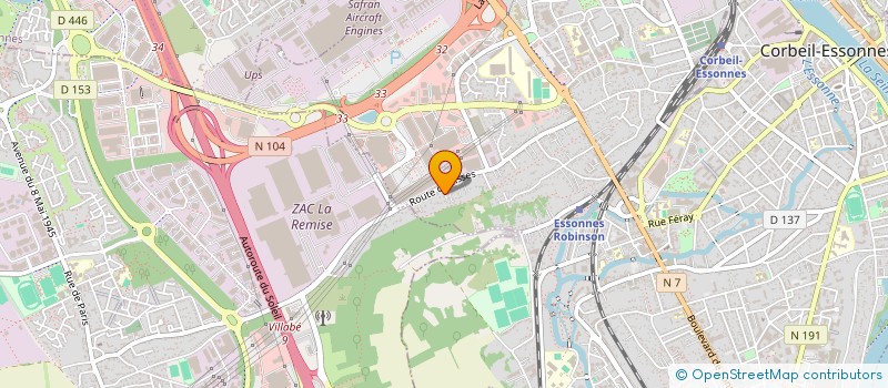 localisation de l'entreprise ALLIANCE ECO BATIMENT ET SERVICES à CORBEIL-ESSONNES