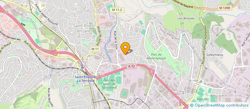 localisation de l'entreprise ALLIANCE EDUCATIVE  SAINT-ETIENNE