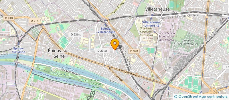 localisation de l'entreprise ALLIANCE ELEC 93 à EPINAY-SUR-SEINE