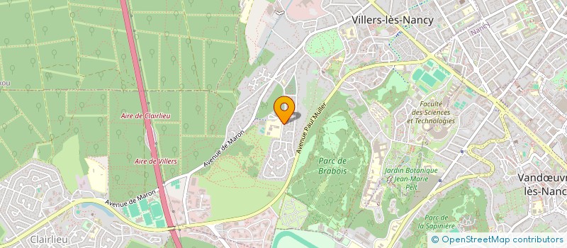 localisation de l'entreprise ALLIANCE ELECT ASS LOCALE NANCY LORRAINE  VILLERS-LES-NANCY