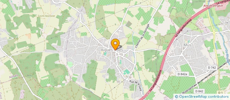 localisation de l'entreprise ALLIANCE ELECTRICITE à AIGUES-VIVES