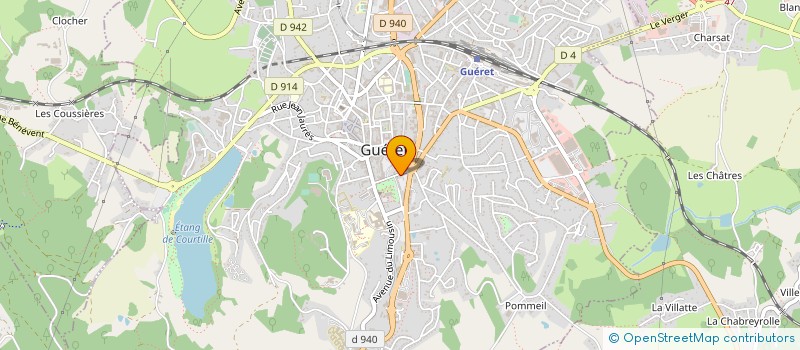 localisation de l'entreprise ALLIANCE ELECTRIQUE DE LA CREUSE à GUERET
