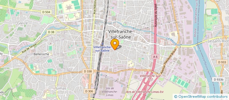 localisation de l'entreprise ALLIANCE ELECTRO SYSTEM à VILLEFRANCHE-SUR-SAONE