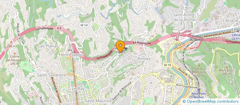 localisation de l'entreprise ALLIANCE ENERGIES  NICE