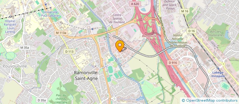 localisation de l'entreprise ALLIANCE ENERGIES RENOUVELABLES à RAMONVILLE-SAINT-AGNE