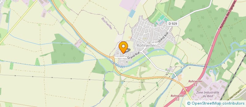 localisation de l'entreprise ALLIANCE EURL  ROHRWILLER