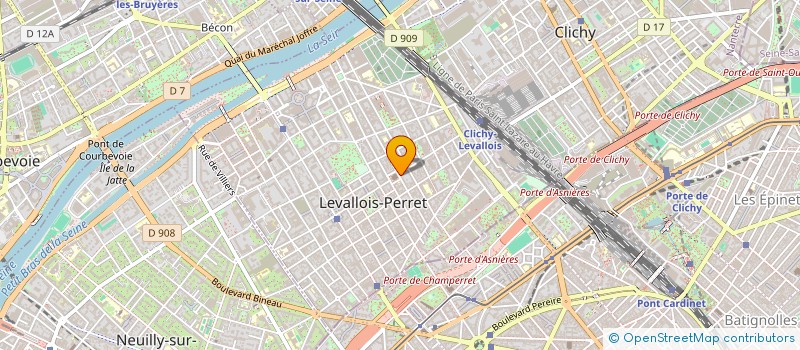 localisation de l'entreprise ALLIANCE EUROPEENNE DE SECURITE PRIVE à LEVALLOIS-PERRET