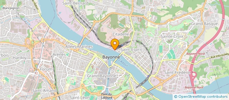 localisation de l'entreprise ALLIANCE EVENTS à BAYONNE