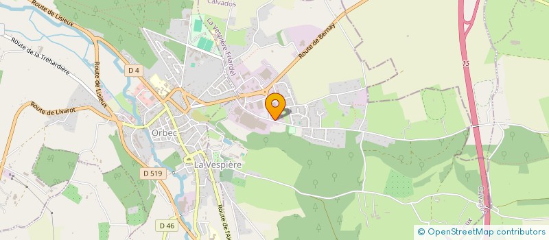 localisation de l'entreprise ALLIANCE EXPANSION NORMANDIE à LA VESPIERE-FRIARDEL