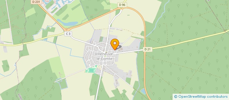 localisation de l'entreprise ALLIANCE EXPORT  VILLENEUVE-LE-COMTE