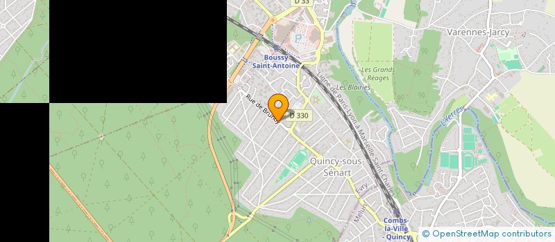 localisation de l'entreprise ALLIANCE F2J CABINET INFIRMIER  QUINCY-SOUS-SENART