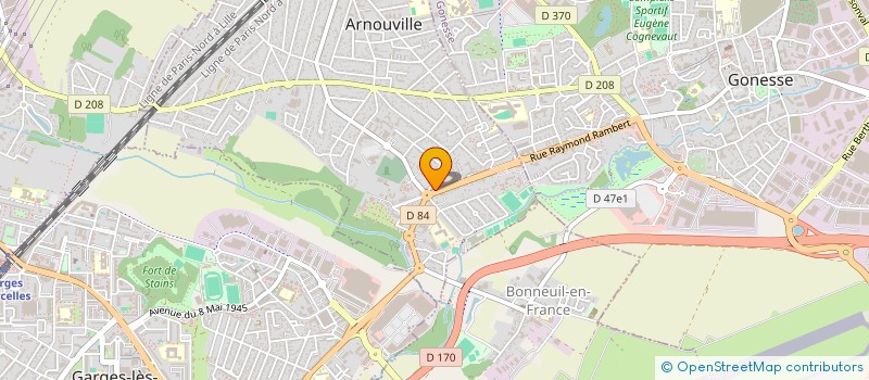 localisation de l'entreprise ALLIANCE FEMININE D'ARNOUVILLE  ARNOUVILLE