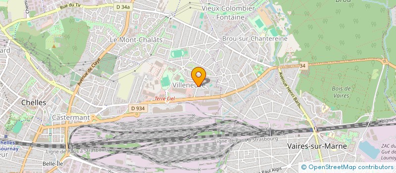 localisation de l'entreprise ALLIANCE FERMETURES GENERALES à CHELLES